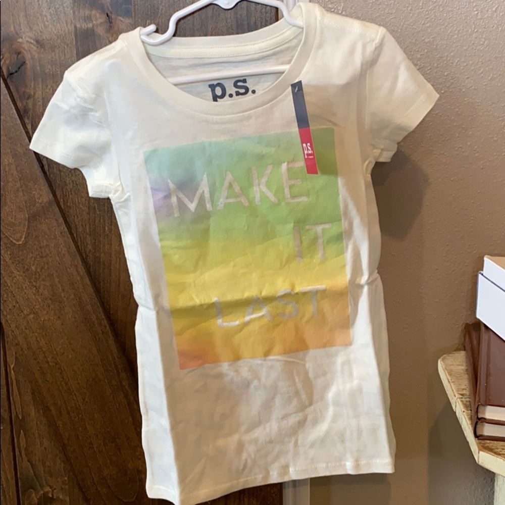 Girls white Aeropostale t-shirt Sz6